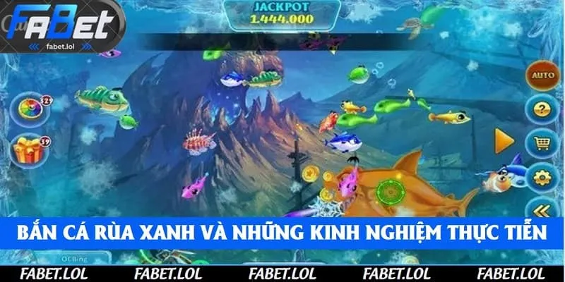 Bắn cá rùa xanh và những kinh nghiệm thực tiễn