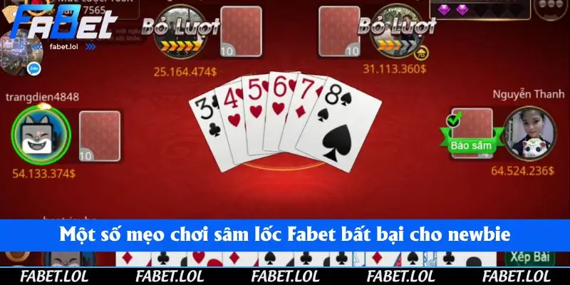 Một số mẹo chơi sâm lốc cực hay, cực hiệu quả