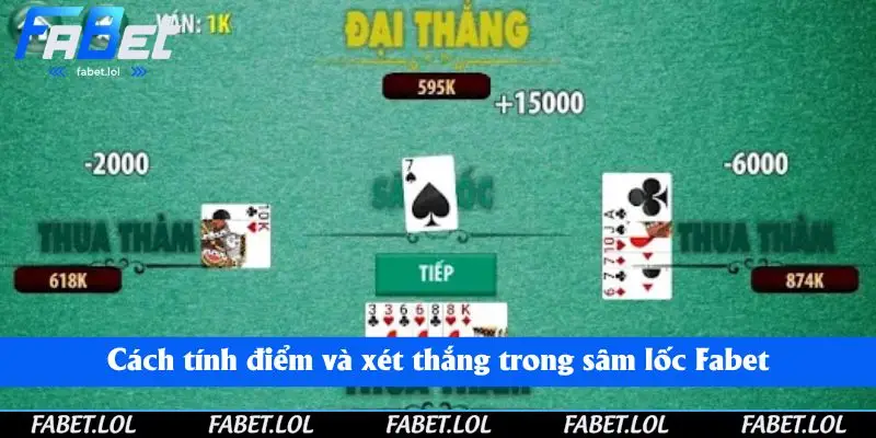 Cách tính điểm và xét thắng trong game sâm lốc