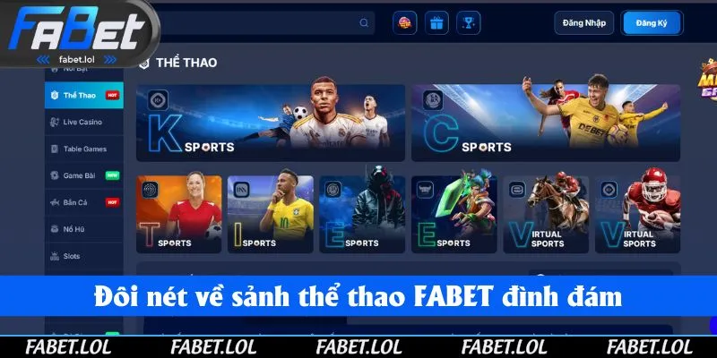 Đôi nét về sảnh thể thao FABET đình đám Đôi nét về sảnh thể thao FABET đình đám