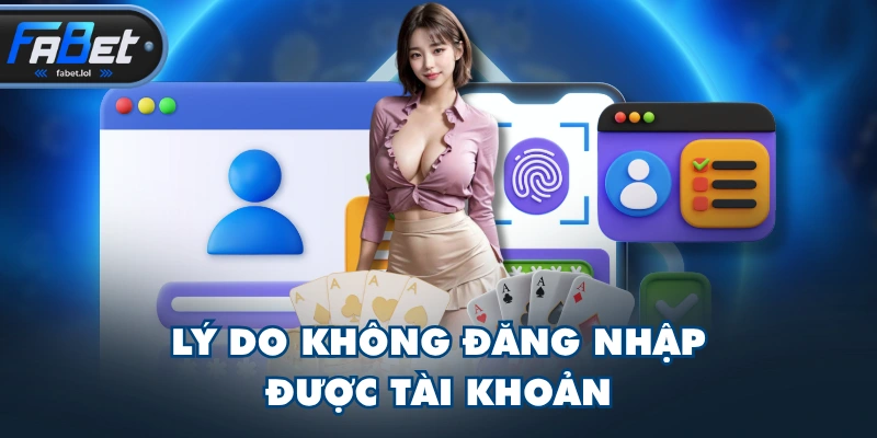 Lý do không đăng nhập được tài khoản